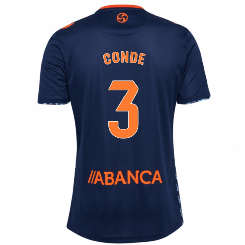 Danxen Hombre Camiseta Tincho Conde #3 Azul Marino 2ª Equipación 2024/25 La Camisa