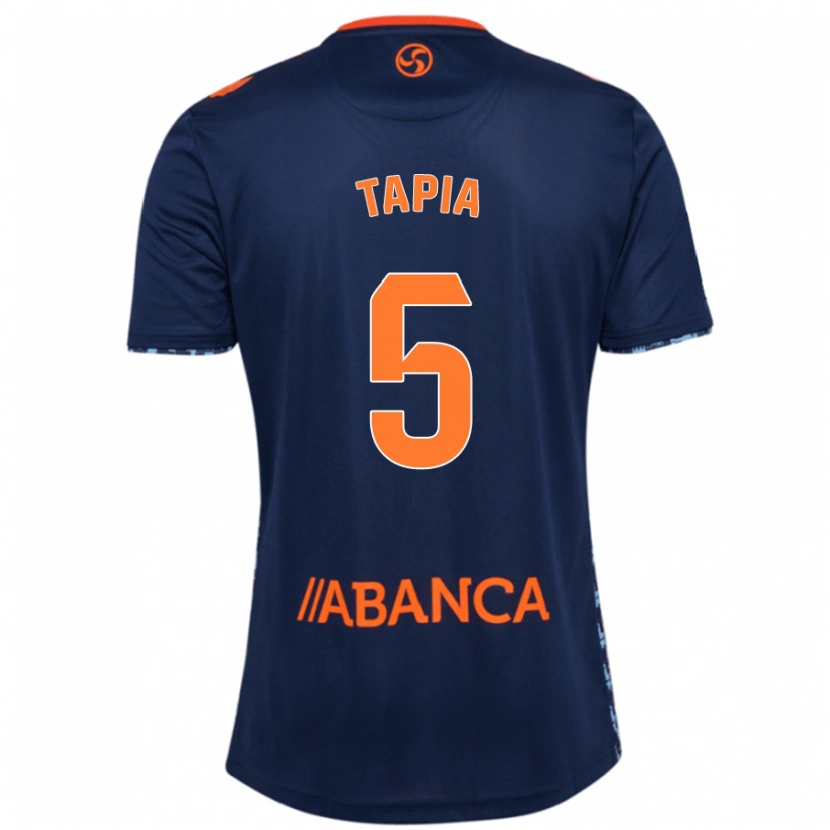 Danxen Hombre Camiseta Renato Tapia #5 Azul Marino 2ª Equipación 2024/25 La Camisa
