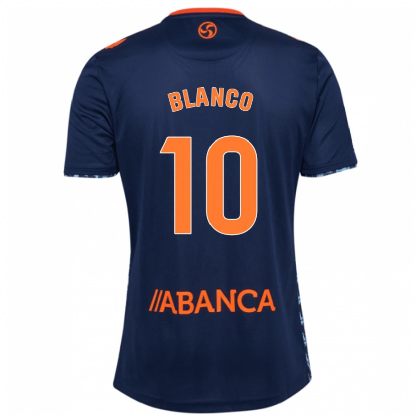 Danxen Hombre Camiseta Raúl Blanco #10 Azul Marino 2ª Equipación 2024/25 La Camisa