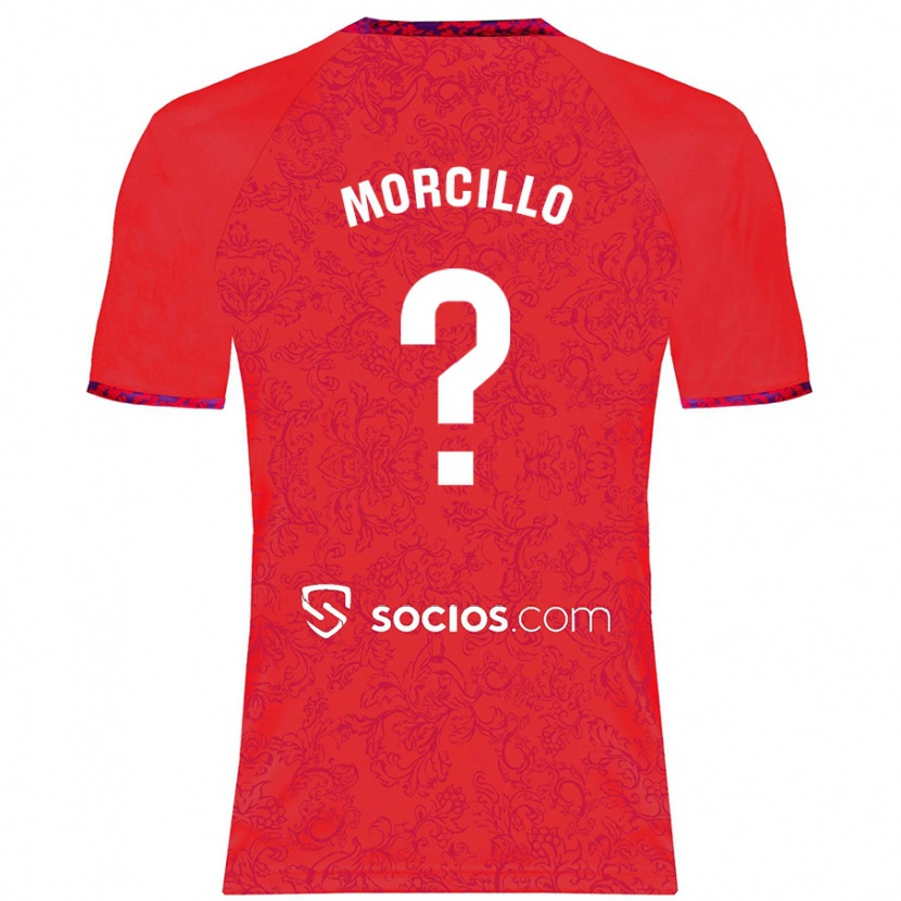 Danxen Hombre Camiseta Raquel Morcillo #0 Rojo 2ª Equipación 2024/25 La Camisa
