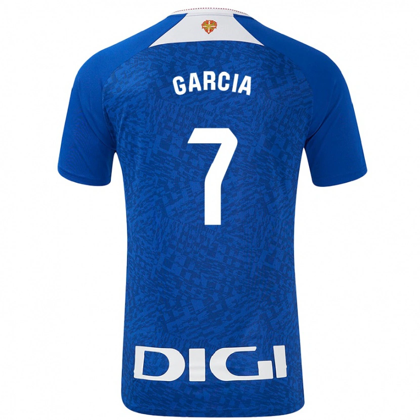 Danxen Hombre Camiseta Nahikari García #7 Azul Real 2ª Equipación 2024/25 La Camisa