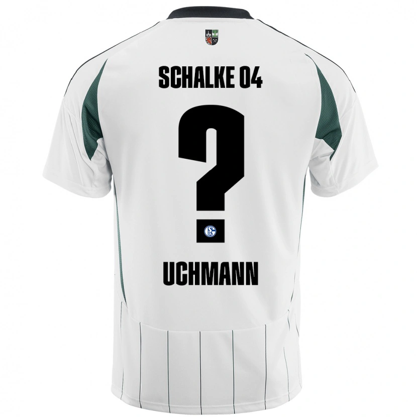 Danxen Hombre Camiseta Ty Uchmann #0 Blanco Verde 2ª Equipación 2024/25 La Camisa