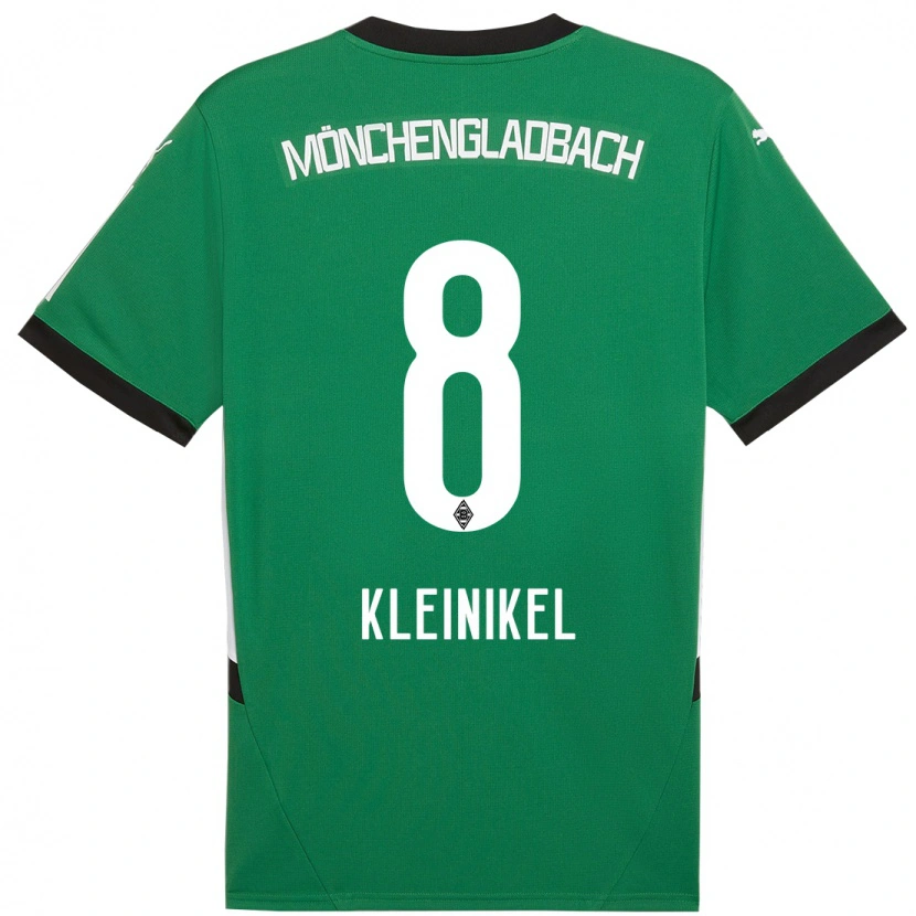 Danxen Hombre Camiseta Nadja Kleinikel #8 Verde Blanco 2ª Equipación 2024/25 La Camisa