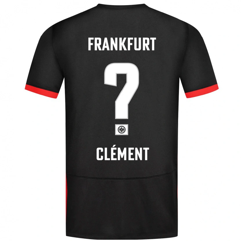 Danxen Hombre Camiseta Noah Clément #0 Negro 2ª Equipación 2024/25 La Camisa