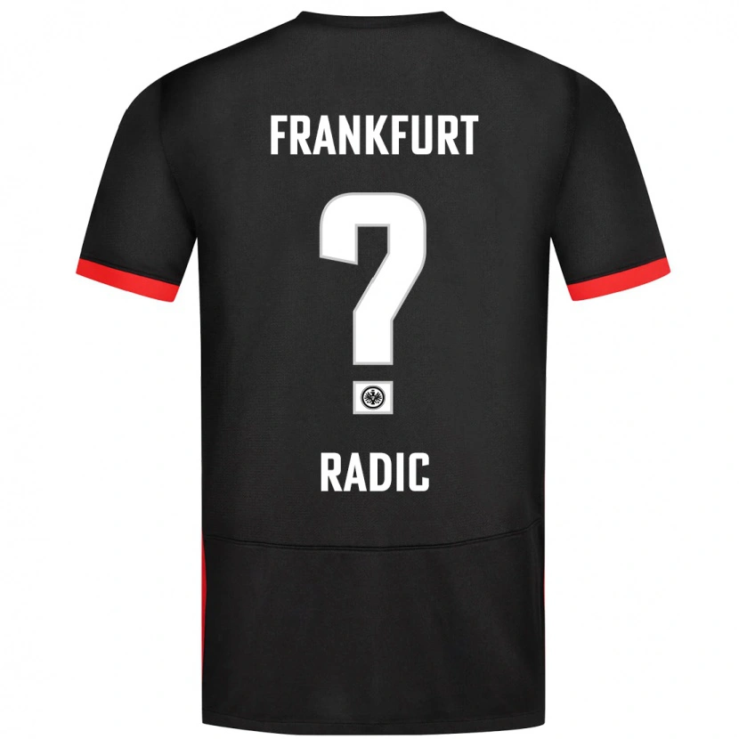 Danxen Hombre Camiseta Luka Radic #0 Negro 2ª Equipación 2024/25 La Camisa