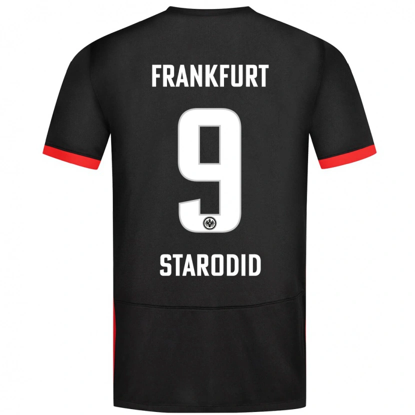Danxen Hombre Camiseta Daniel Starodid #9 Negro 2ª Equipación 2024/25 La Camisa