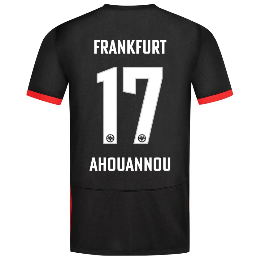 Danxen Hombre Camiseta Yannis Ahouannou #17 Negro 2ª Equipación 2024/25 La Camisa