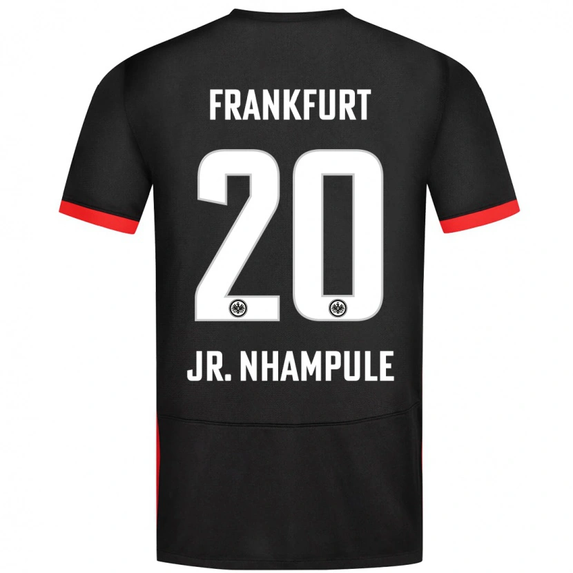 Danxen Hombre Camiseta Antonio Junior Nhampule #20 Negro 2ª Equipación 2024/25 La Camisa