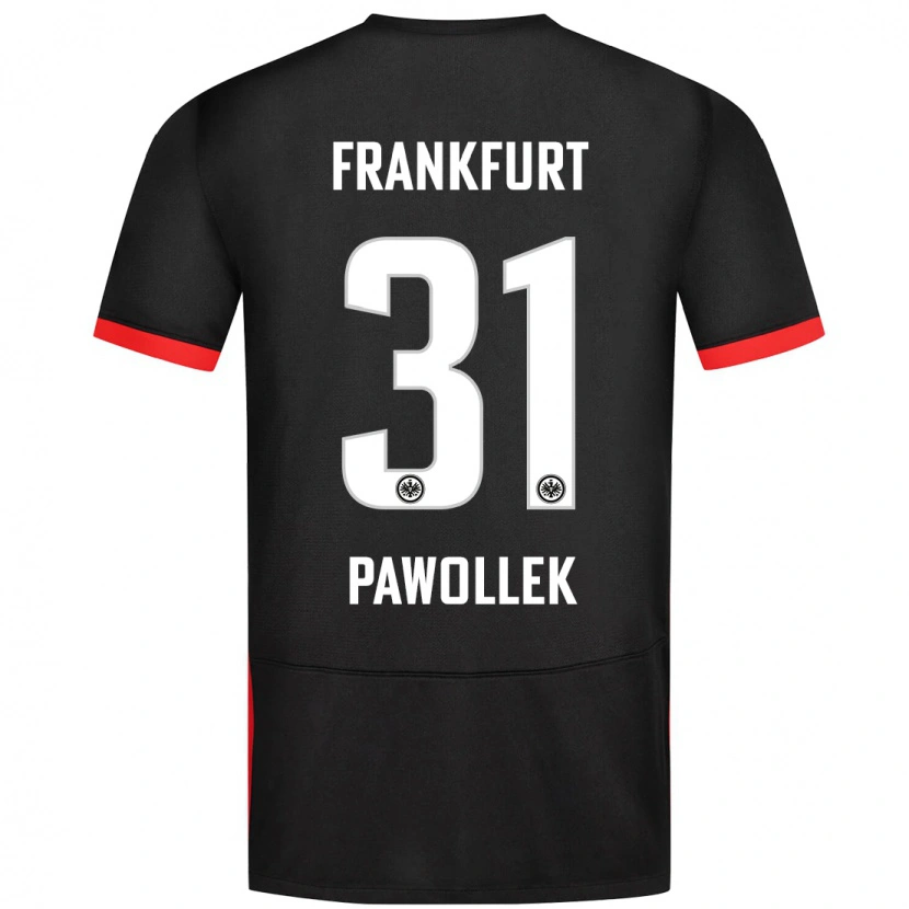 Danxen Hombre Camiseta Tanja Pawollek #31 Negro 2ª Equipación 2024/25 La Camisa