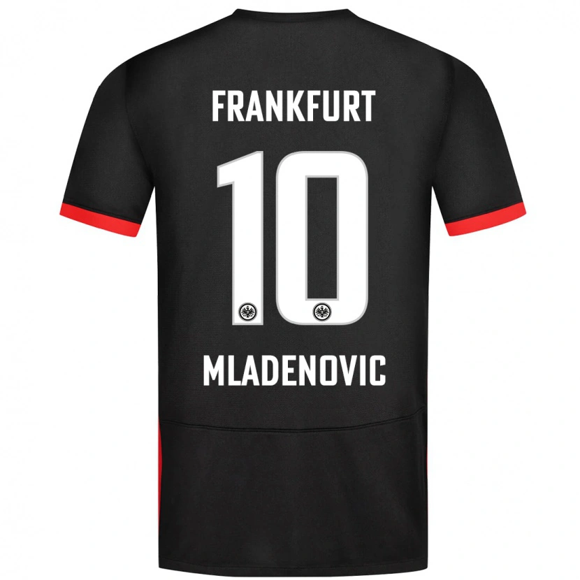 Danxen Hombre Camiseta Marko Mladenovic #10 Negro 2ª Equipación 2024/25 La Camisa