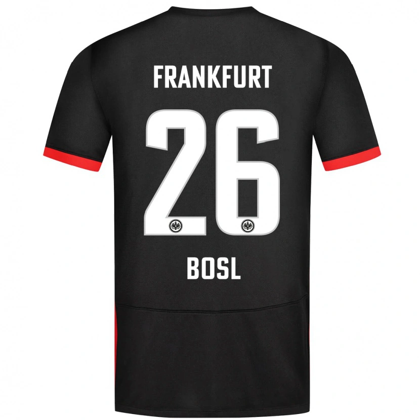 Danxen Hombre Camiseta Cara Bosl #26 Negro 2ª Equipación 2024/25 La Camisa