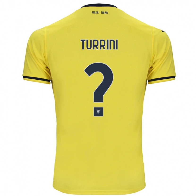 Danxen Hombre Camiseta Giordano Turrini #0 Amarillo 2ª Equipación 2024/25 La Camisa