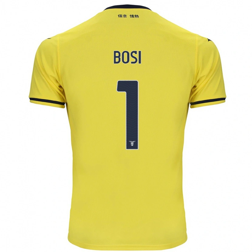 Danxen Hombre Camiseta Gioele Bosi #1 Amarillo 2ª Equipación 2024/25 La Camisa
