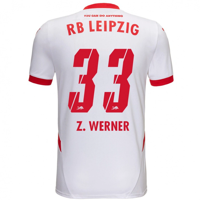 Danxen Mujer Camiseta Zoé Werner #33 Blanco Rojo 1ª Equipación 2024/25 La Camisa