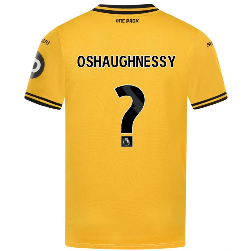 Danxen Mujer Camiseta Joe Oshaughnessy #0 Amarillo 1ª Equipación 2024/25 La Camisa