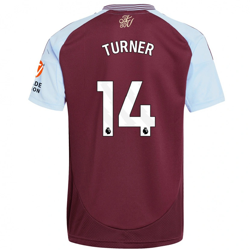 Danxen Mujer Camiseta Danielle Turner #14 Borgoña Azul Cielo 1ª Equipación 2024/25 La Camisa
