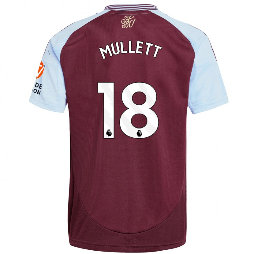Danxen Mujer Camiseta Georgia Mullett #18 Borgoña Azul Cielo 1ª Equipación 2024/25 La Camisa
