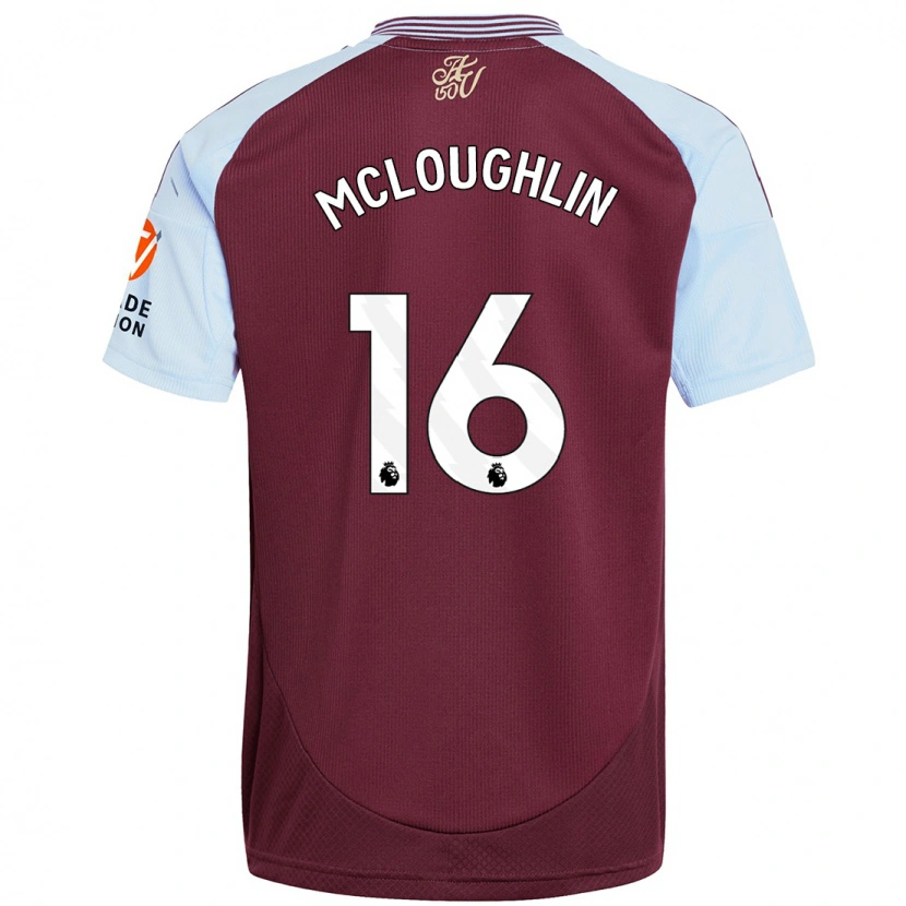 Danxen Mujer Camiseta Olivia Mcloughlin #16 Borgoña Azul Cielo 1ª Equipación 2024/25 La Camisa
