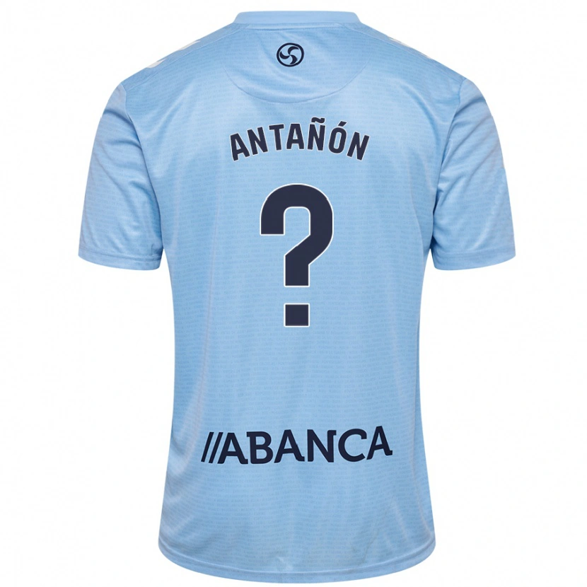 Danxen Mujer Camiseta Andrés Antañón #0 Azul Cielo 1ª Equipación 2024/25 La Camisa