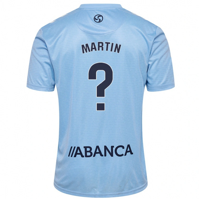 Danxen Mujer Camiseta Pablo Martín #0 Azul Cielo 1ª Equipación 2024/25 La Camisa