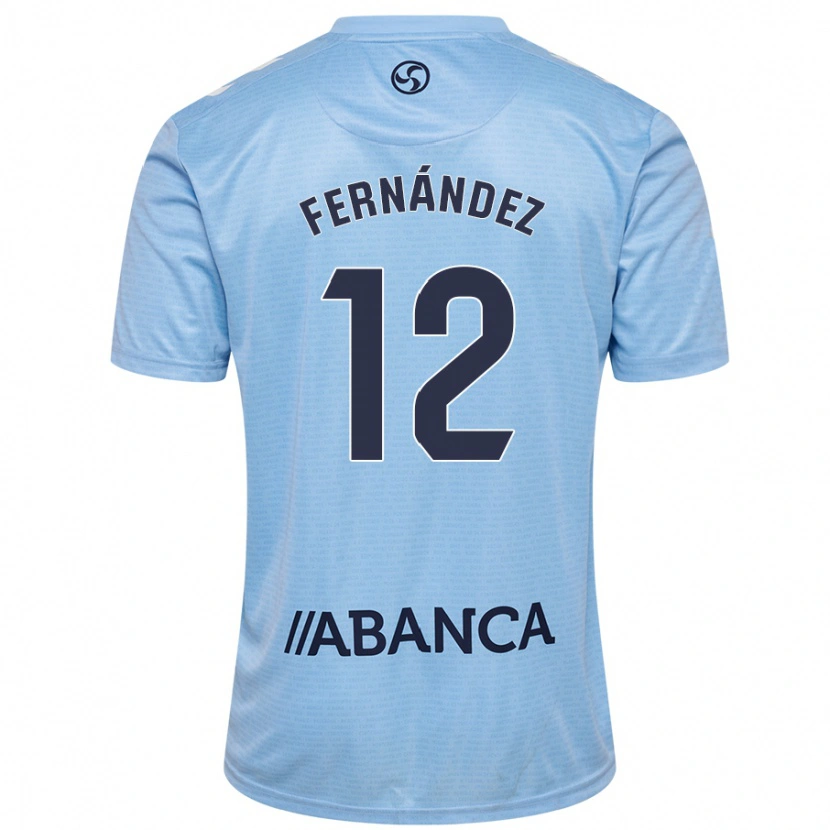 Danxen Mujer Camiseta Manu Fernández #12 Azul Cielo 1ª Equipación 2024/25 La Camisa