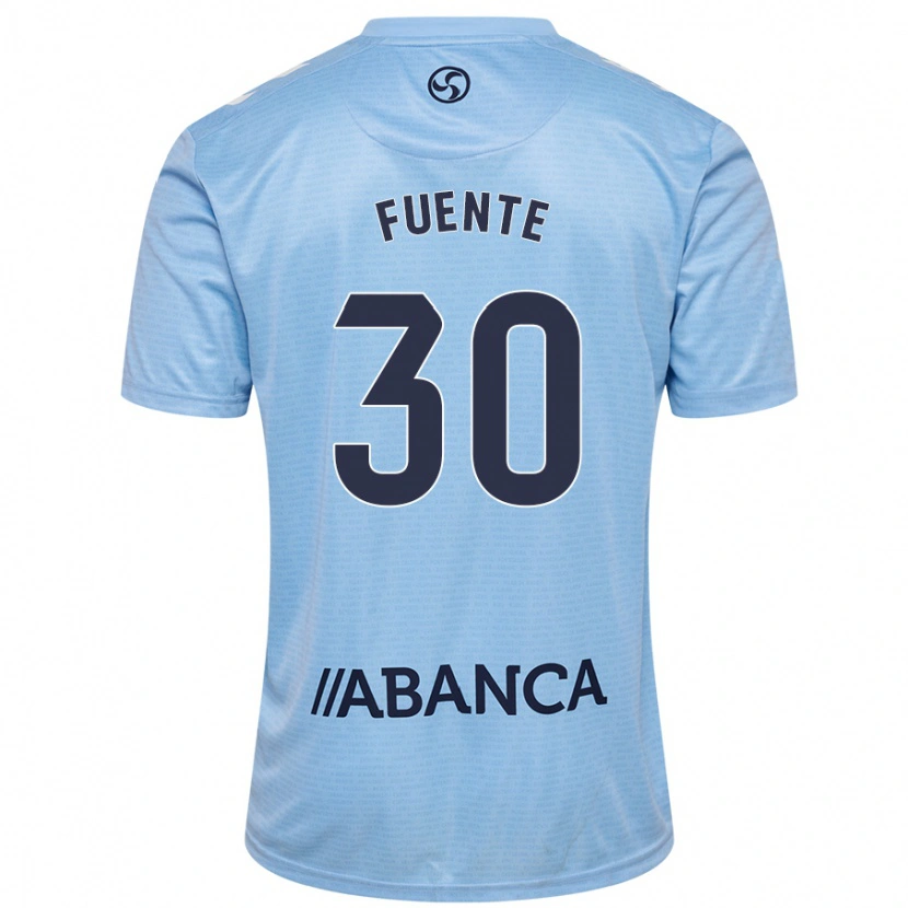 Danxen Mujer Camiseta Mario Fuente #30 Azul Cielo 1ª Equipación 2024/25 La Camisa