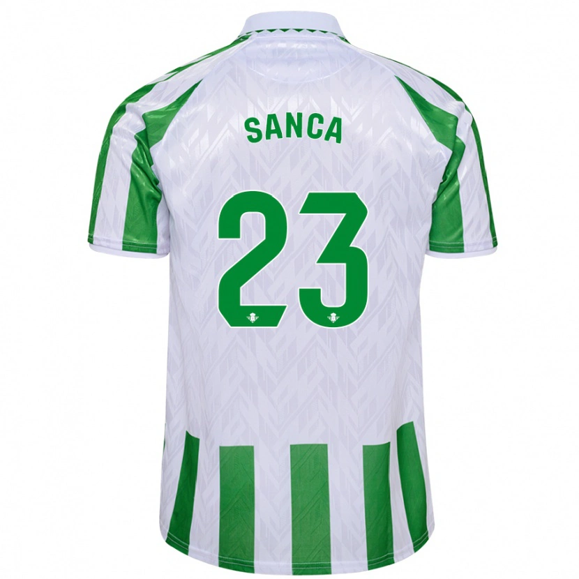 Danxen Mujer Camiseta Marciano Sanca #23 Verde Rayas Blancas 1ª Equipación 2024/25 La Camisa