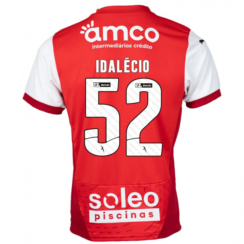 Danxen Mujer Camiseta Idalécio #52 Rojo Blanco 1ª Equipación 2024/25 La Camisa