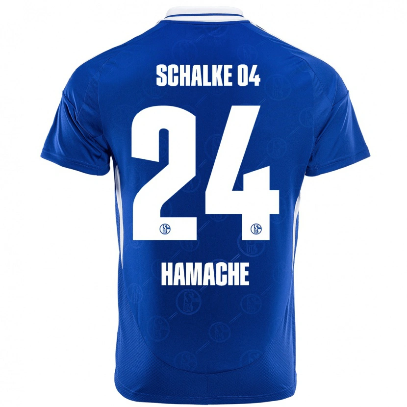 Danxen Mujer Camiseta Ilyes Hamache #24 Azul Real 1ª Equipación 2024/25 La Camisa
