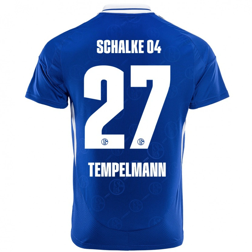 Danxen Mujer Camiseta Lino Tempelmann #27 Azul Real 1ª Equipación 2024/25 La Camisa