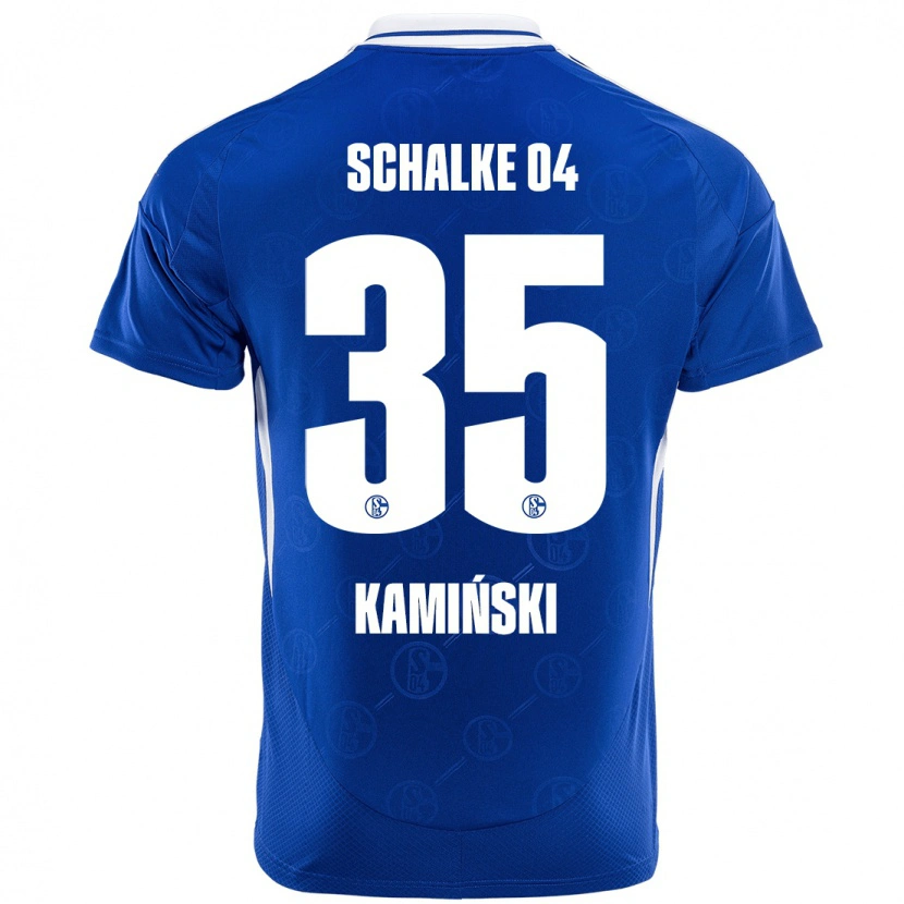 Danxen Mujer Camiseta Marcin Kaminski #35 Azul Real 1ª Equipación 2024/25 La Camisa