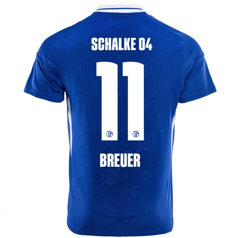 Danxen Mujer Camiseta Simon Breuer #11 Azul Real 1ª Equipación 2024/25 La Camisa