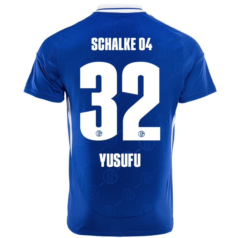 Danxen Mujer Camiseta Faaris Yusufu #32 Azul Real 1ª Equipación 2024/25 La Camisa