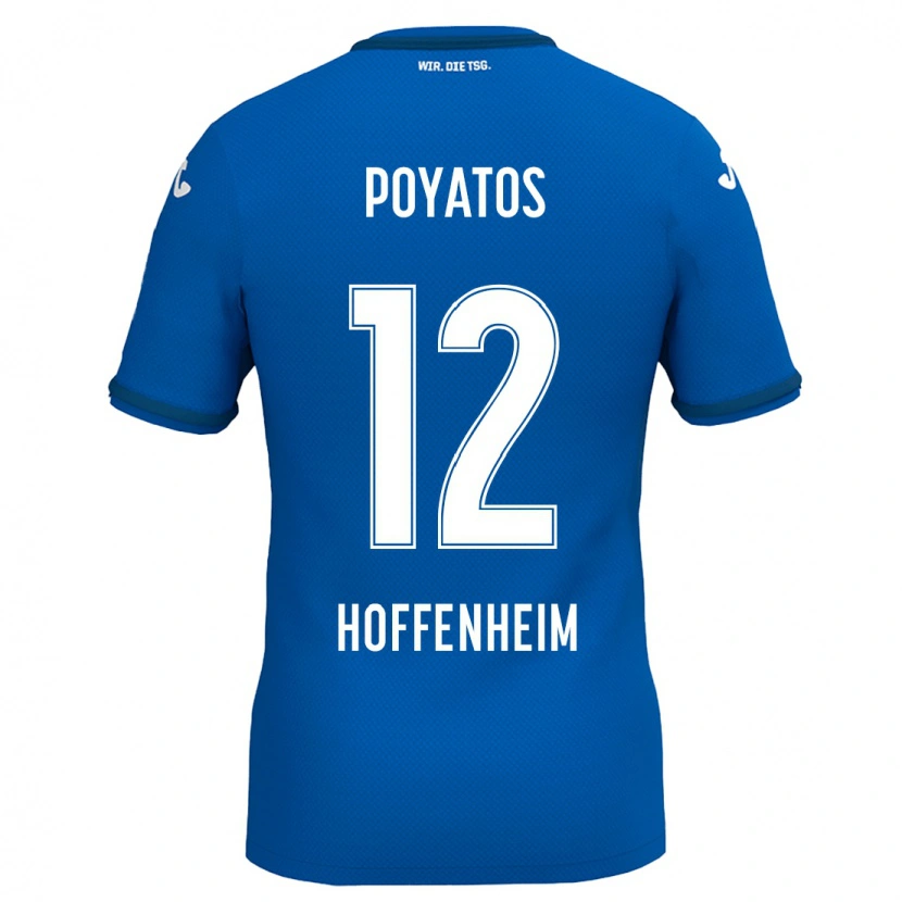 Danxen Mujer Camiseta Miguel Poyatos #12 Azul Real 1ª Equipación 2024/25 La Camisa