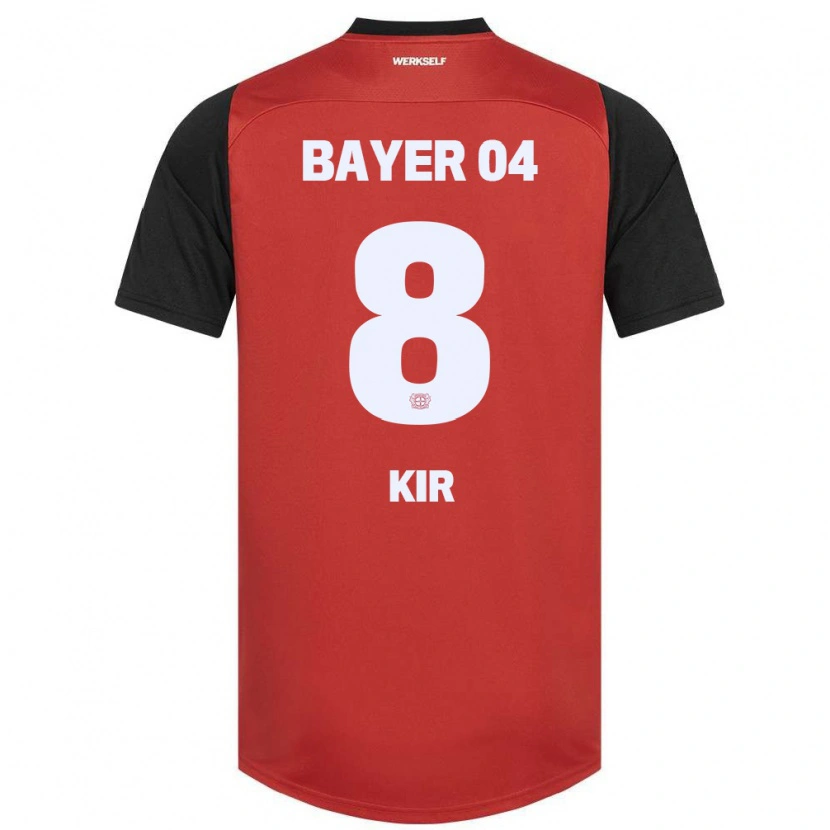 Danxen Mujer Camiseta Burak Kir #8 Rojo Negro 1ª Equipación 2024/25 La Camisa
