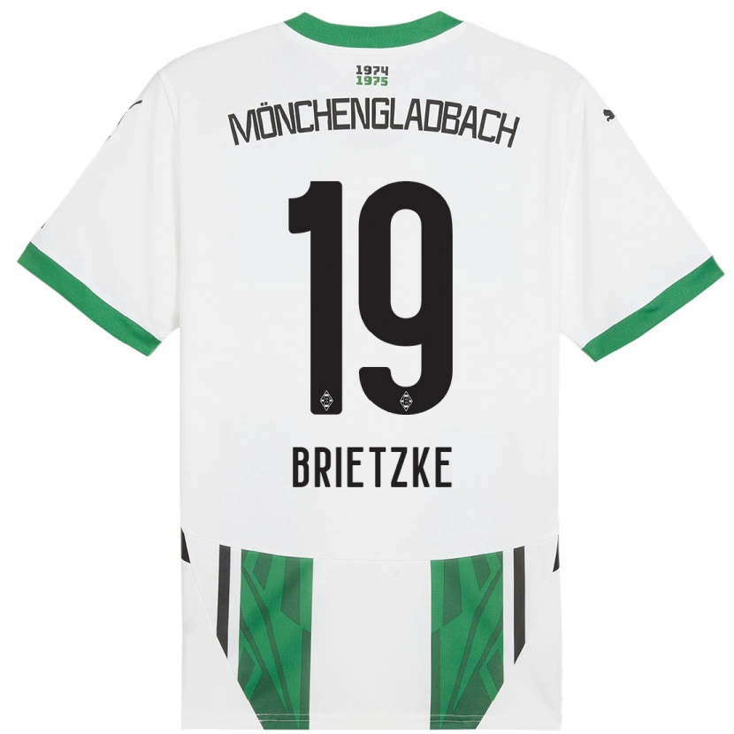Danxen Mujer Camiseta Yvonne Brietzke #19 Blanco Verde 1ª Equipación 2024/25 La Camisa