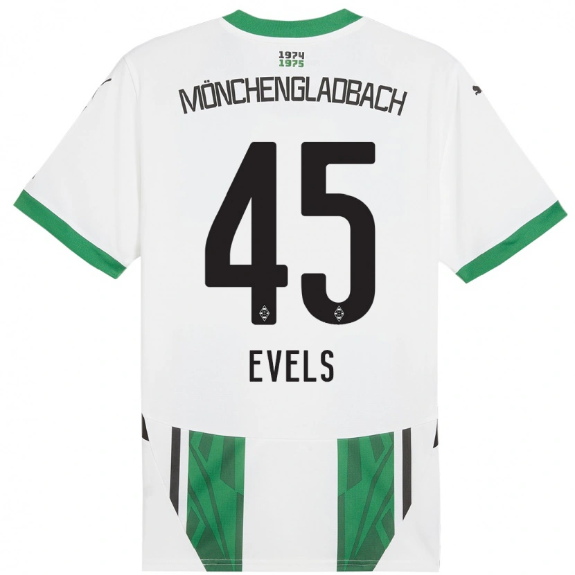 Danxen Mujer Camiseta Emily Evels #45 Blanco Verde 1ª Equipación 2024/25 La Camisa