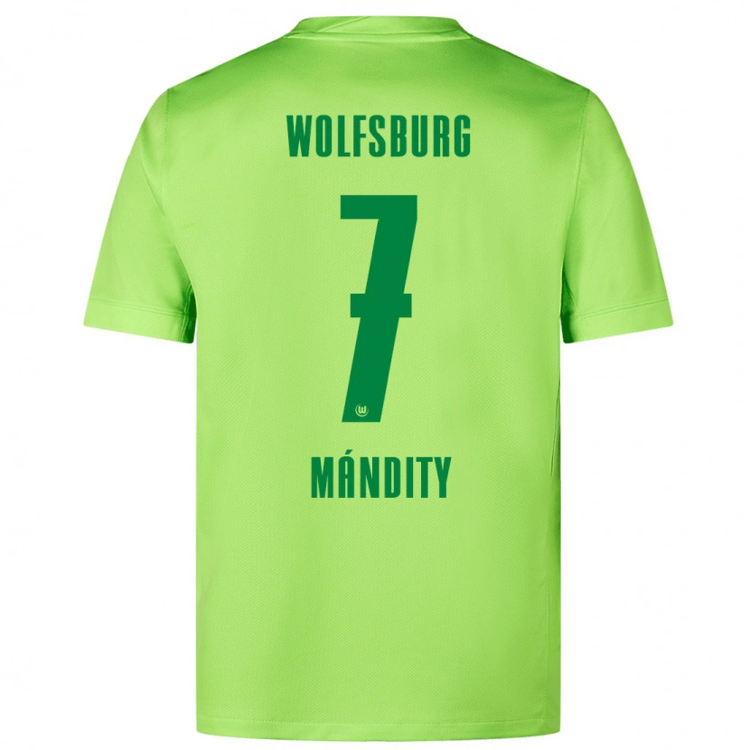 Danxen Mujer Camiseta Márkó Mándity #7 Verde Fluorescente 1ª Equipación 2024/25 La Camisa