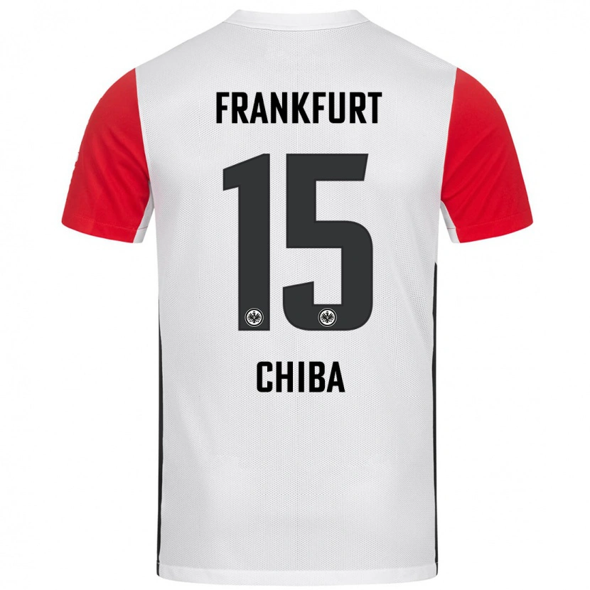 Danxen Mujer Camiseta Remina Chiba #15 Blanco Rojo 1ª Equipación 2024/25 La Camisa