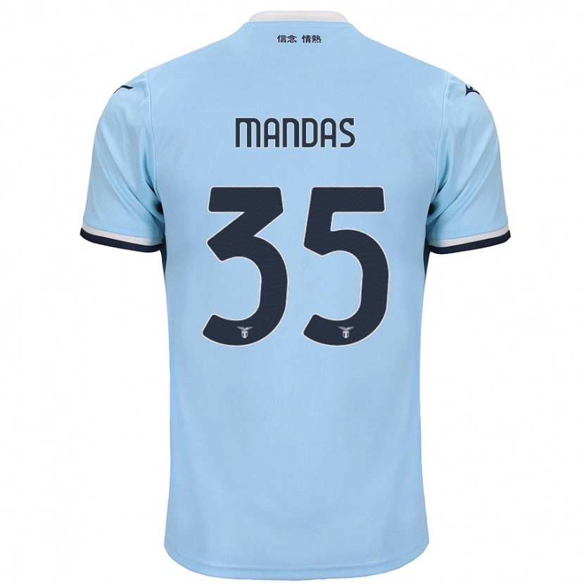 Danxen Mujer Camiseta Christos Mandas #35 Azul 1ª Equipación 2024/25 La Camisa