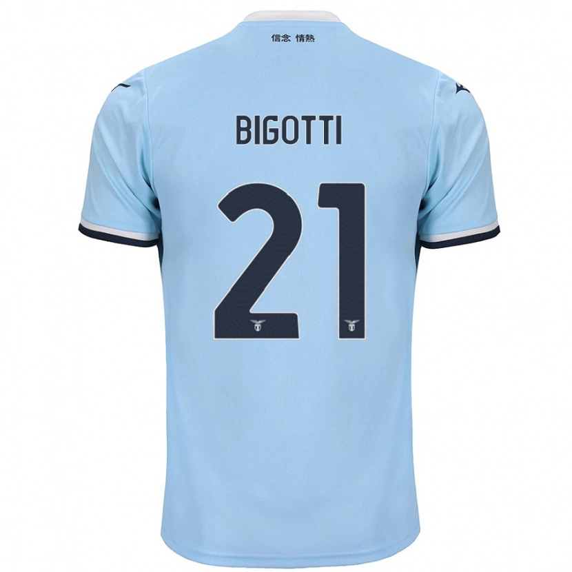 Danxen Mujer Camiseta Massimo Bigotti #21 Azul 1ª Equipación 2024/25 La Camisa