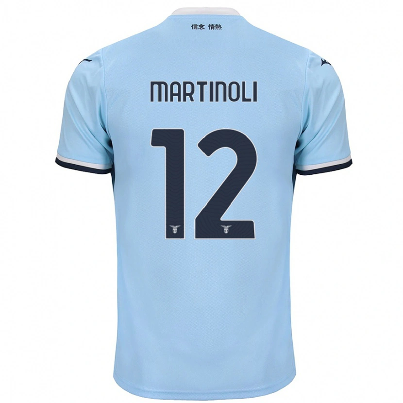 Danxen Mujer Camiseta Elettra Martinoli #12 Azul 1ª Equipación 2024/25 La Camisa