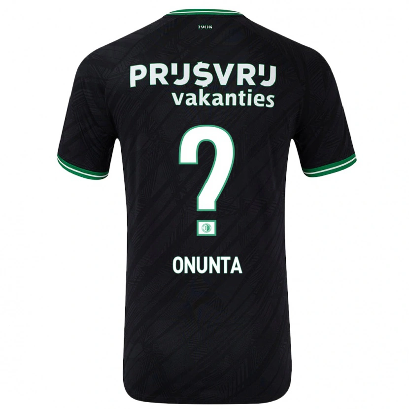 Danxen Mujer Camiseta Izu Onunta #0 Negro Verde 2ª Equipación 2024/25 La Camisa
