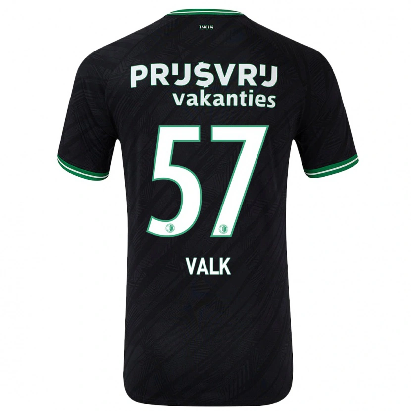 Danxen Mujer Camiseta Sem Valk #57 Negro Verde 2ª Equipación 2024/25 La Camisa