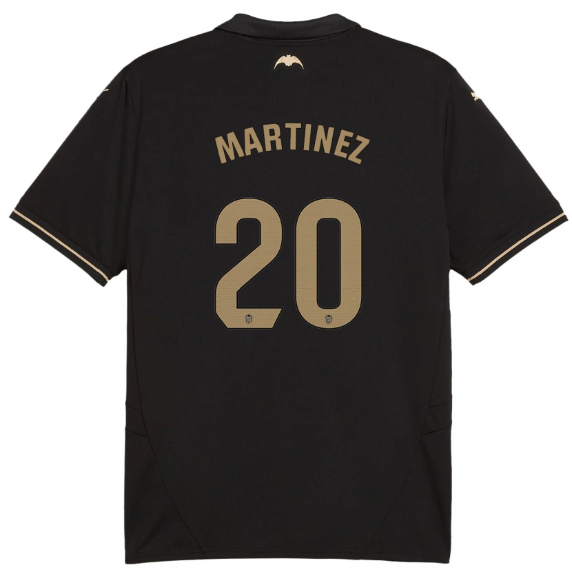 Danxen Mujer Camiseta Asun Martínez #20 Negro 2ª Equipación 2024/25 La Camisa