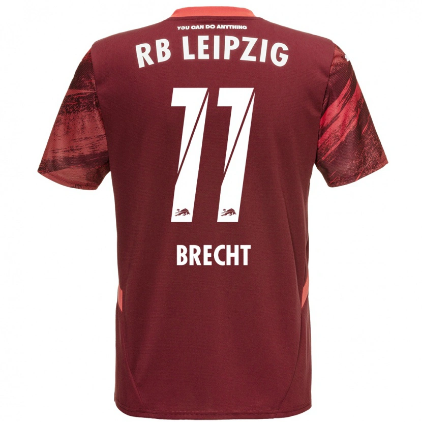 Danxen Mujer Camiseta Barbara Brecht #11 Borgoña 2ª Equipación 2024/25 La Camisa