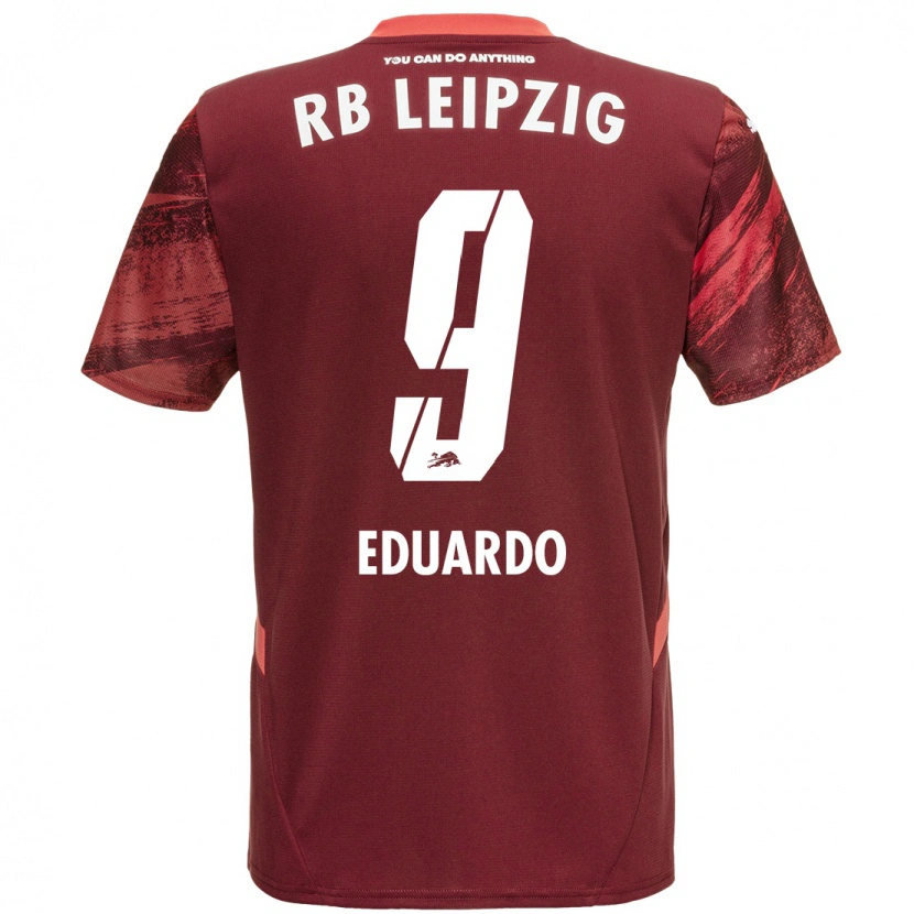 Danxen Mujer Camiseta Yannick Eduardo #9 Borgoña 2ª Equipación 2024/25 La Camisa