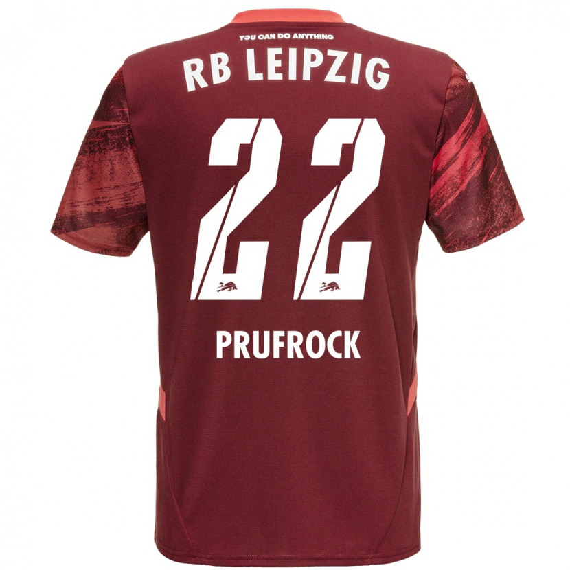 Danxen Mujer Camiseta Silas Prüfrock #22 Borgoña 2ª Equipación 2024/25 La Camisa