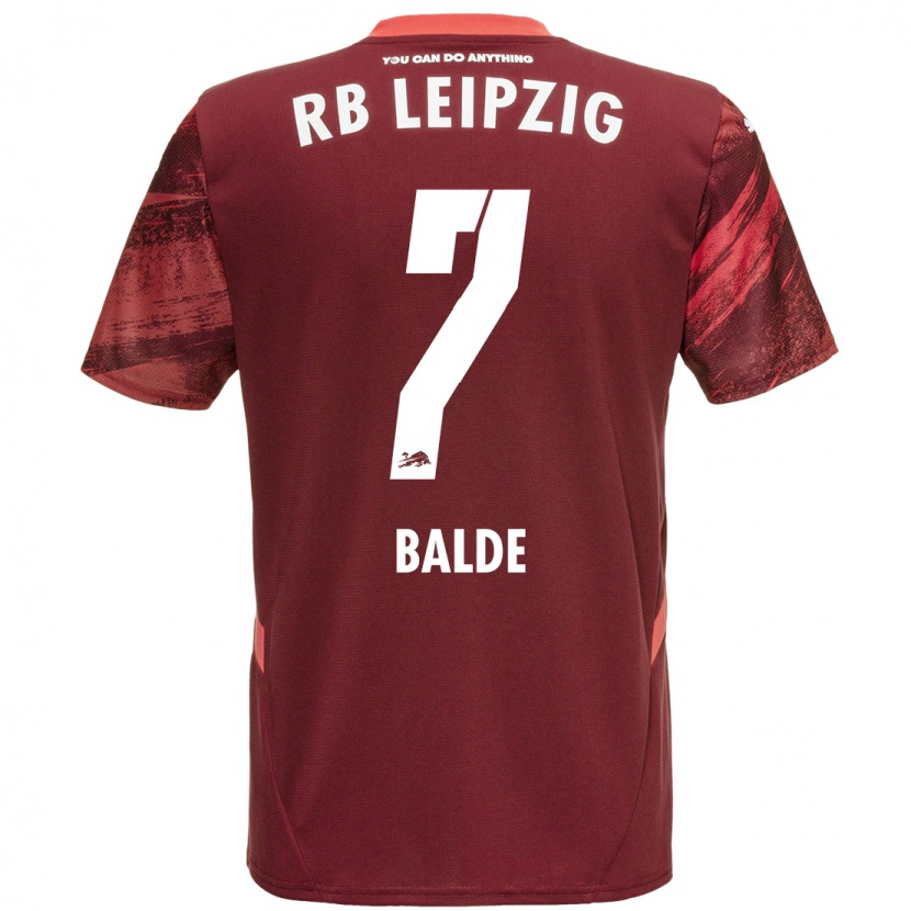 Danxen Mujer Camiseta Mamadu Baldé #7 Borgoña 2ª Equipación 2024/25 La Camisa
