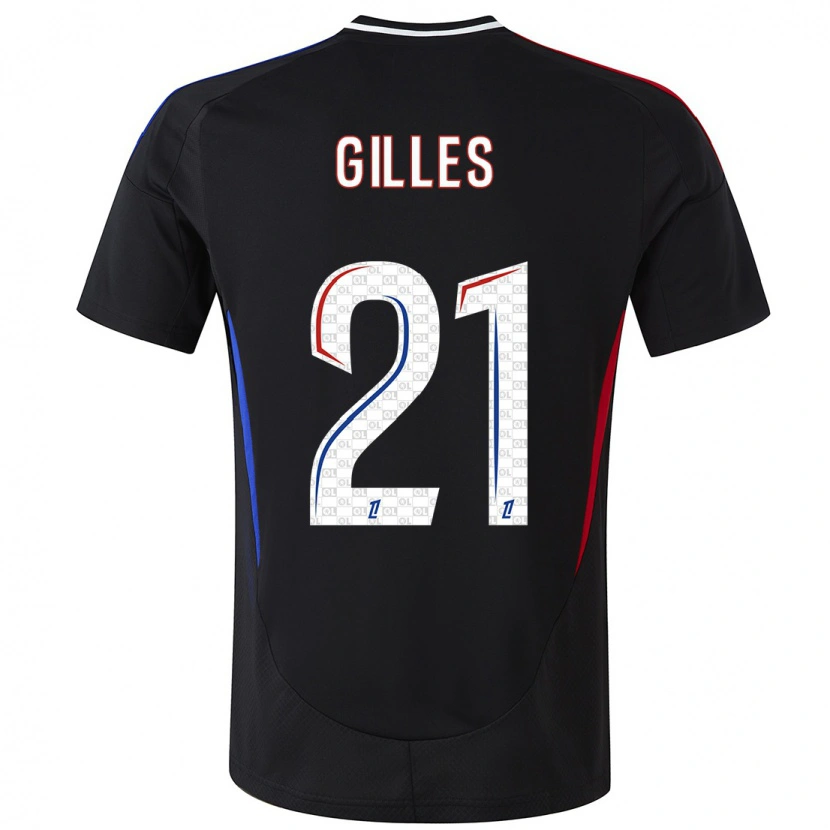Danxen Mujer Camiseta Vanessa Gilles #21 Negro 2ª Equipación 2024/25 La Camisa